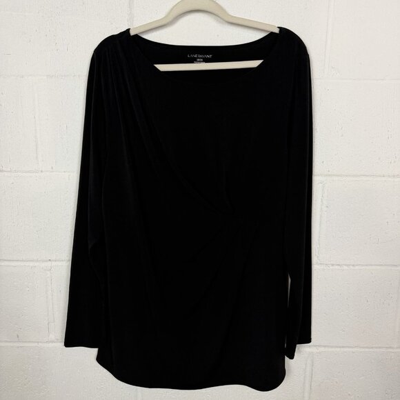 Lane Bryant Cato Bundle 2 Tops Size 18/20 Office Neutral Capsule Artsy Parisian - Picture 2 of 16